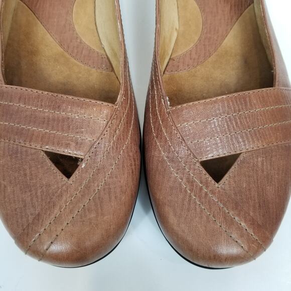 Clarks Women's Brown Leather Loafers Flats Size 9 - Picture 5 of 8
